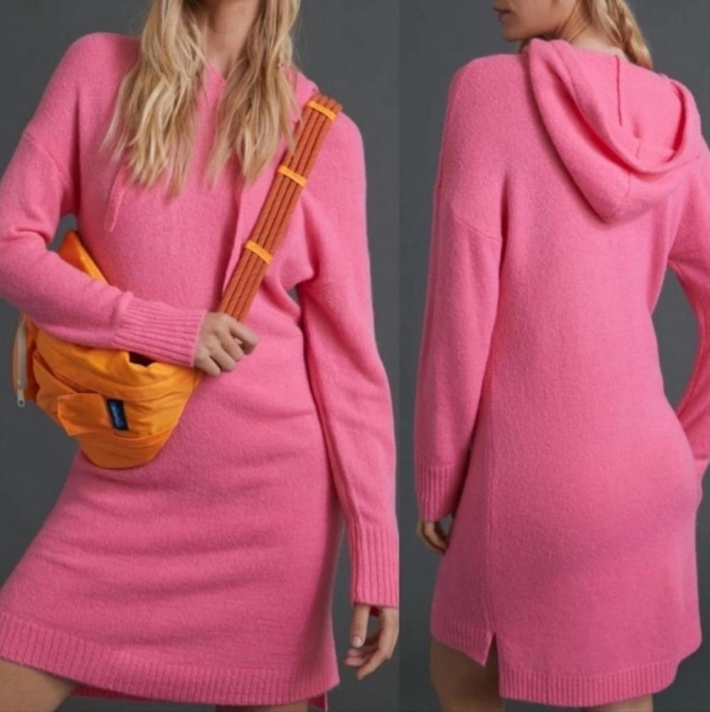 ❤️ ANTHROPOLOGIE SATURDAY/SUNDAY TWYLA HOODED TUNIC SWEATER DRESS, 2X